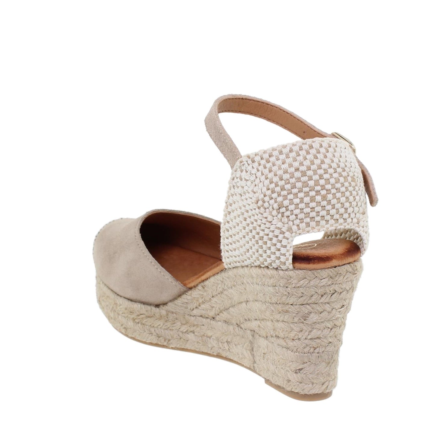 Sandalia Cuña Mujer Laia Camel