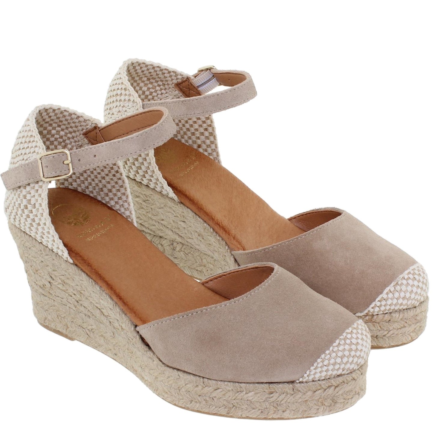 Sandalia Cuña Mujer Laia Camel
