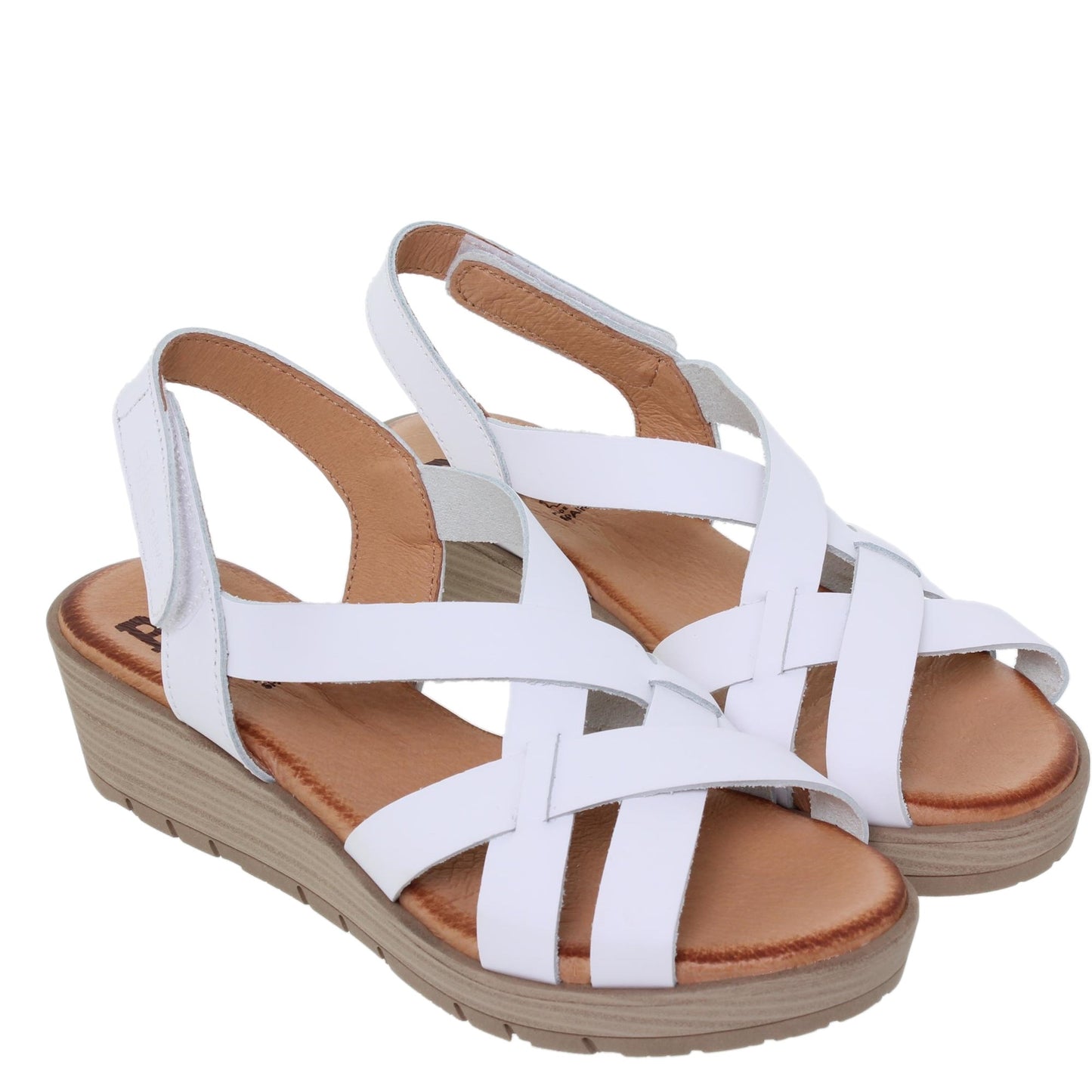 Sandalia Cuña Mujer piel Blanca Melissa