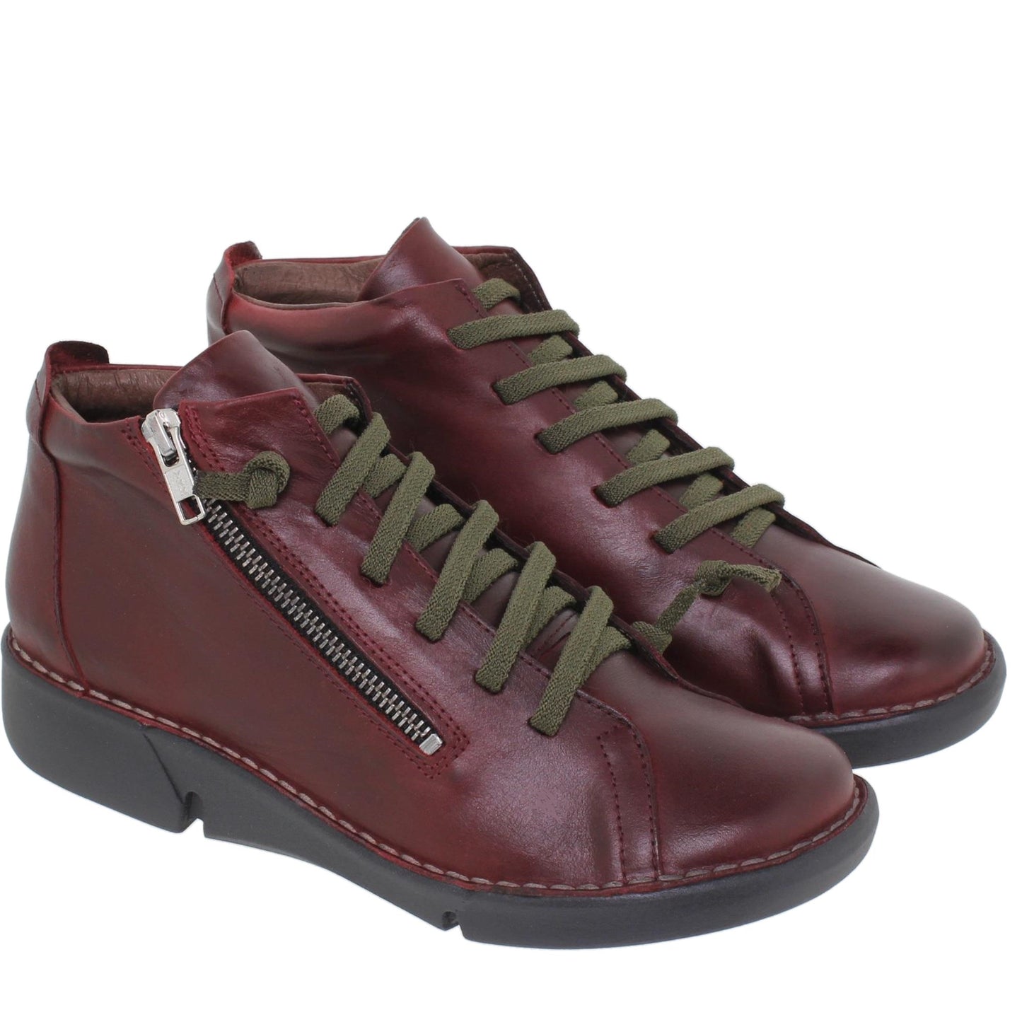 Botines Mujer Jelsa Granate
