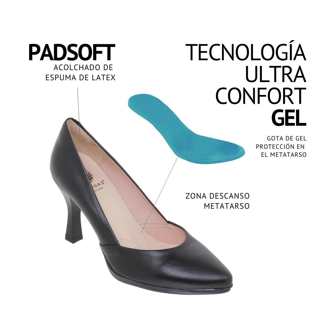 Zapato Tacón Mujer Samantha Negro