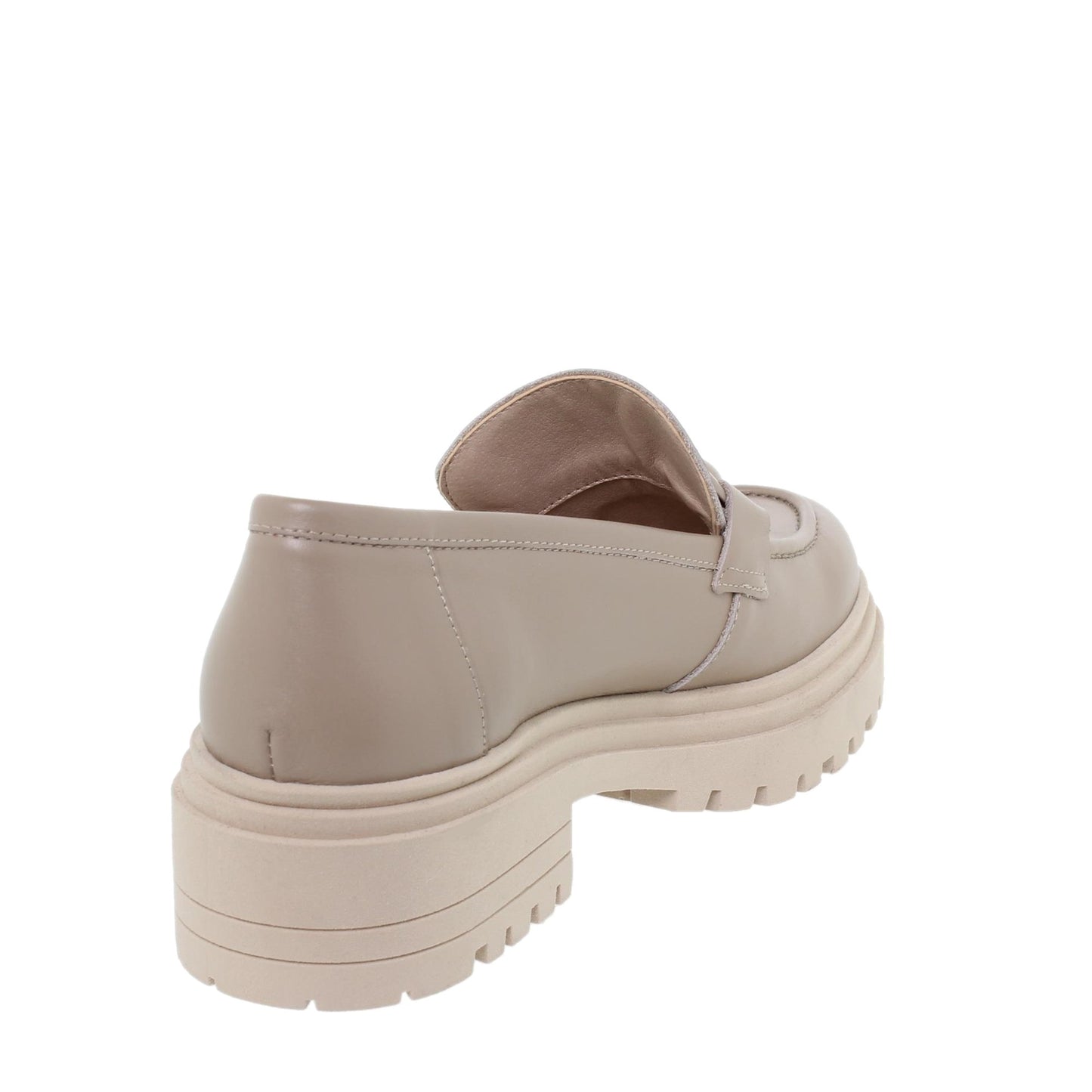 Mocasines track mujer Mocca Crema