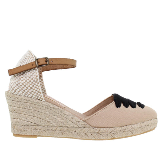 Sandalia Esparteña Mujer Linna Arena