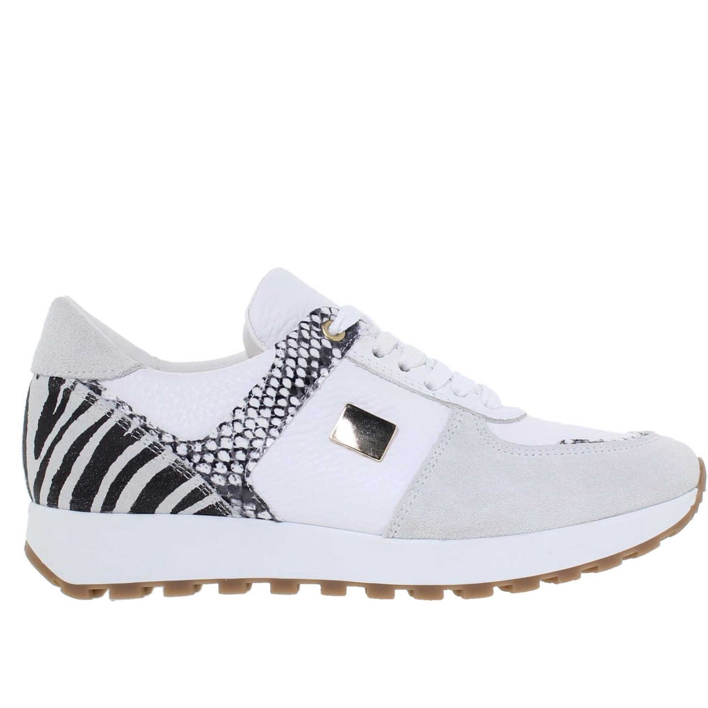 Deportivas Mujer Piel Kalby Zebra