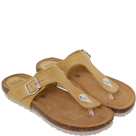 Sandalia Bio Mujer Marta Mostaza