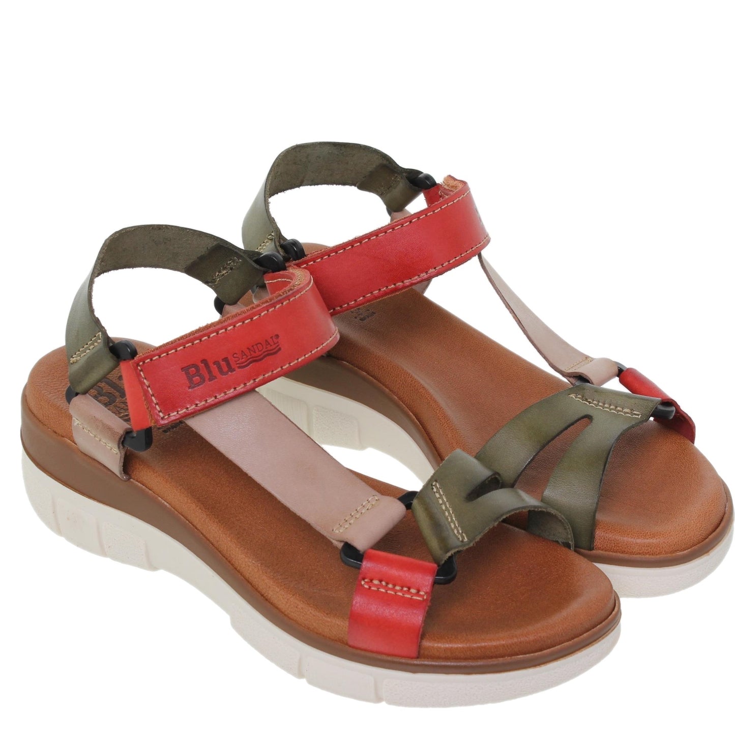 Sandalias deportivas Mujer piel Kaki Sport