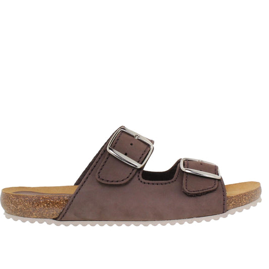 Sandalia Bio Mujer piel Marrón Mirm