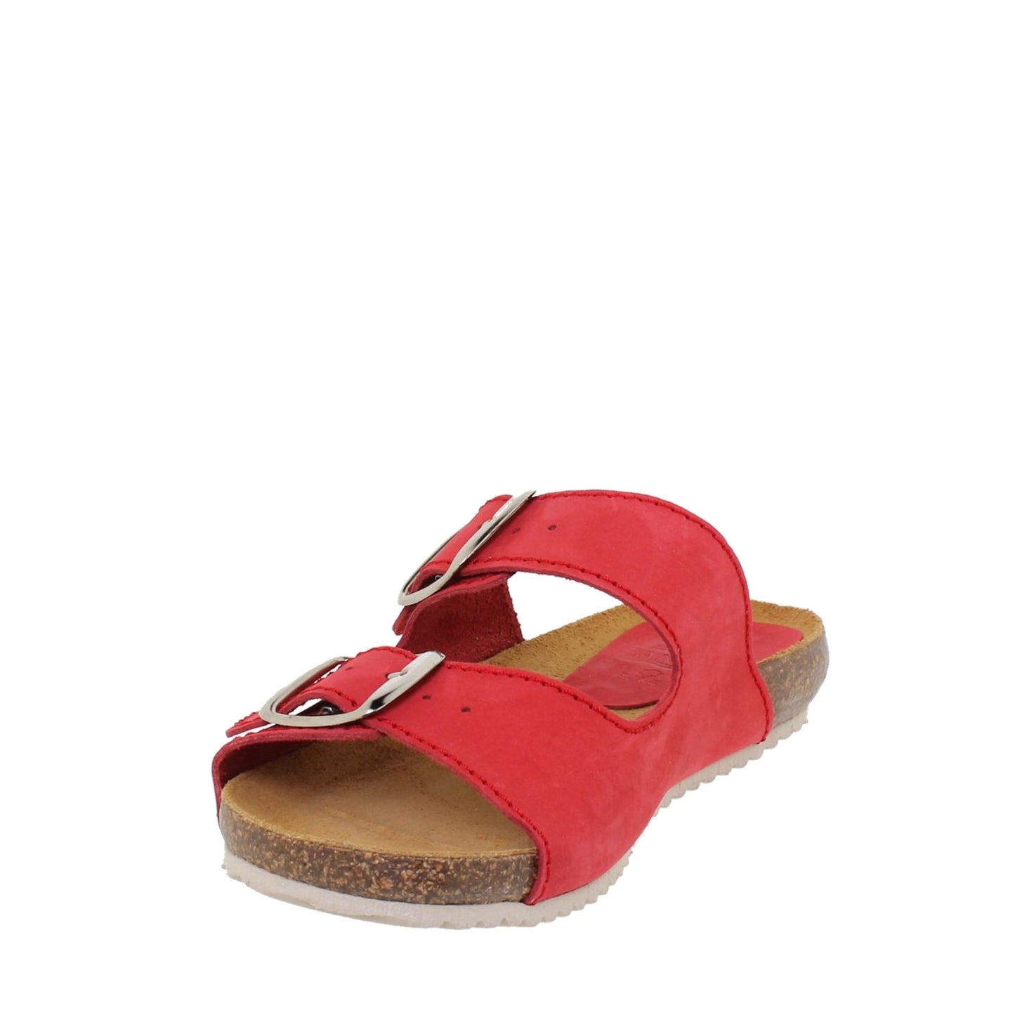 Sandalia Bio Mujer piel Rojo Mirm