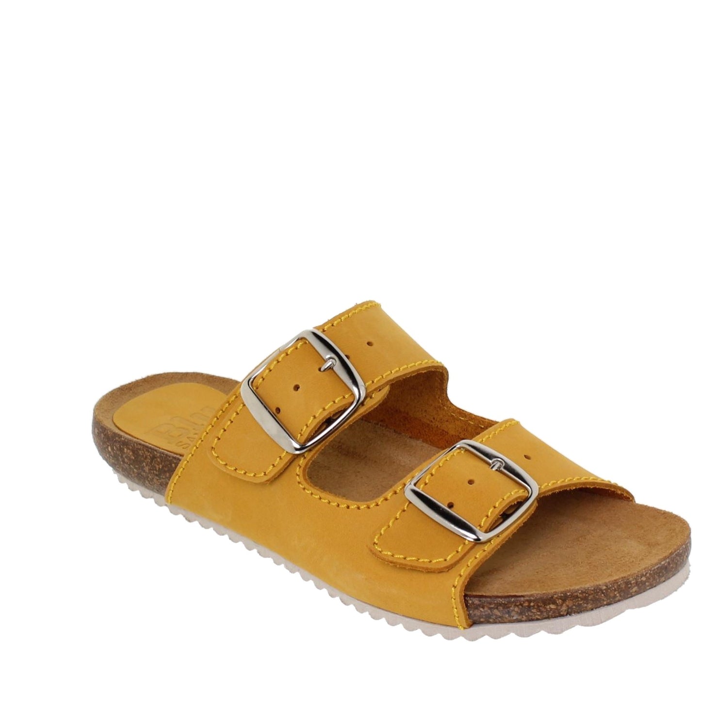 Sandalia Bio Mujer piel Mostaza Mirm