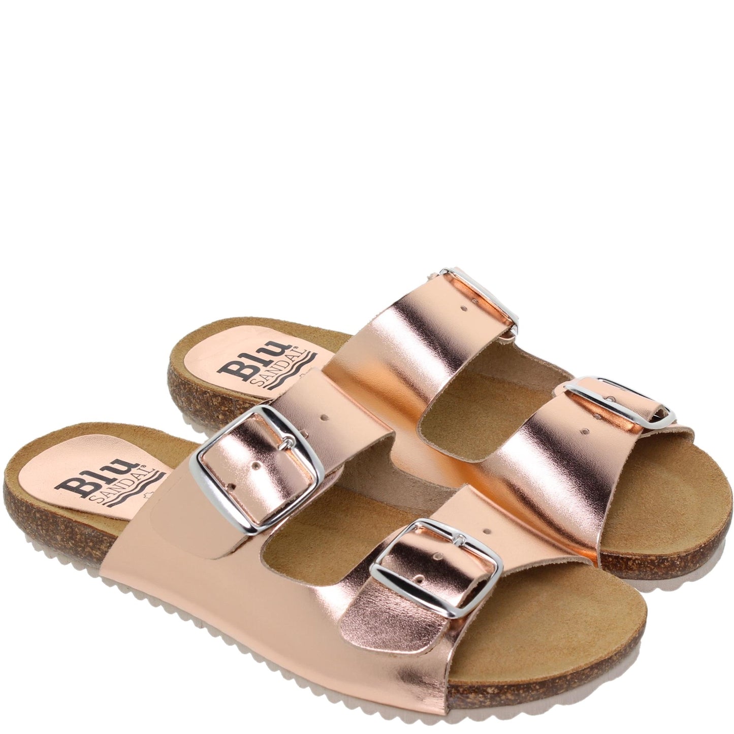 Sandalia Bio Mujer Mirm Rosa Metalizada