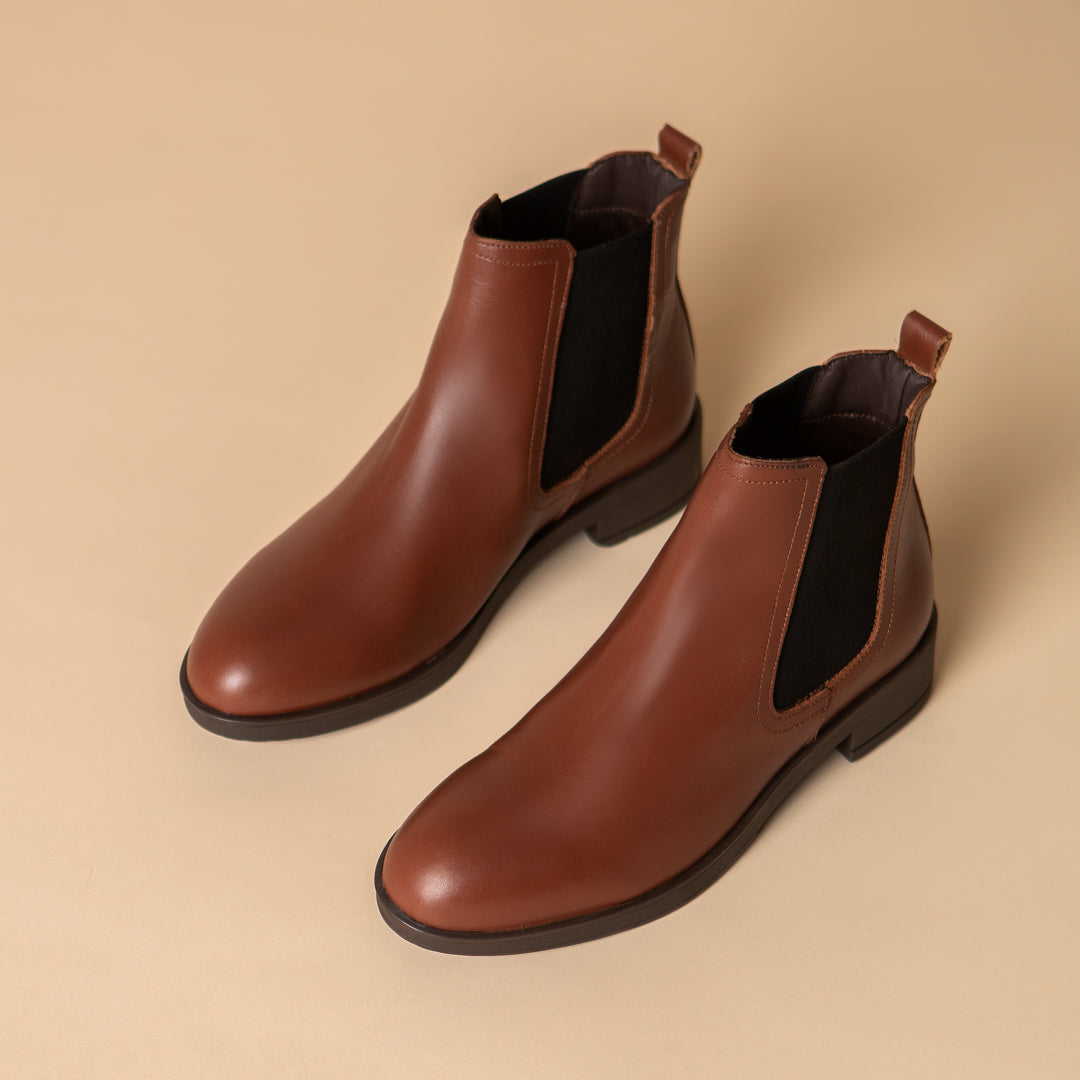 Botines Chelsea Mujer Lisabel Marrón