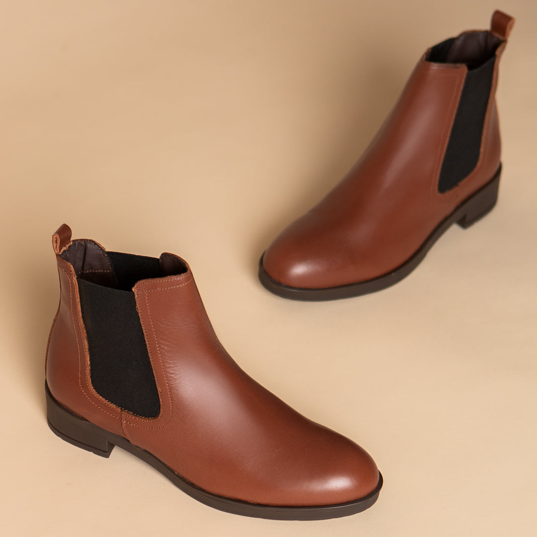 Botines Chelsea Mujer Lisabel Marrón