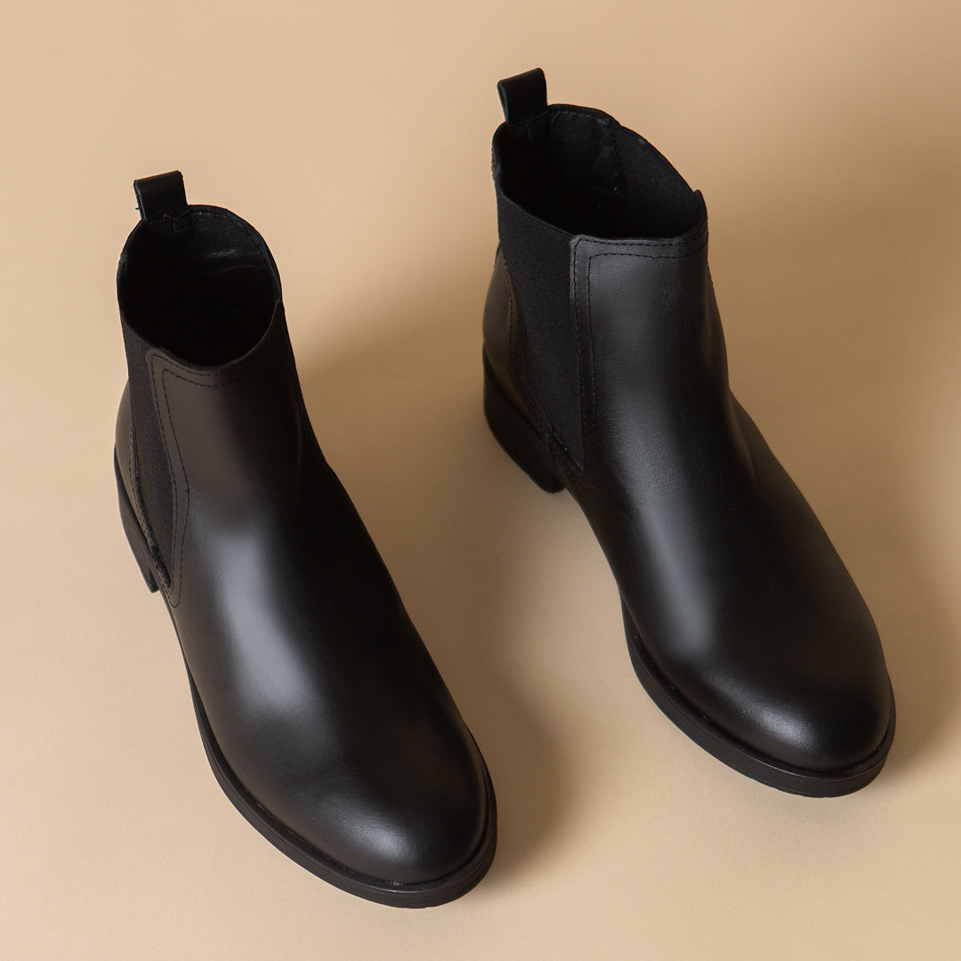 Botines Chelsea Mujer Lisabel Negro