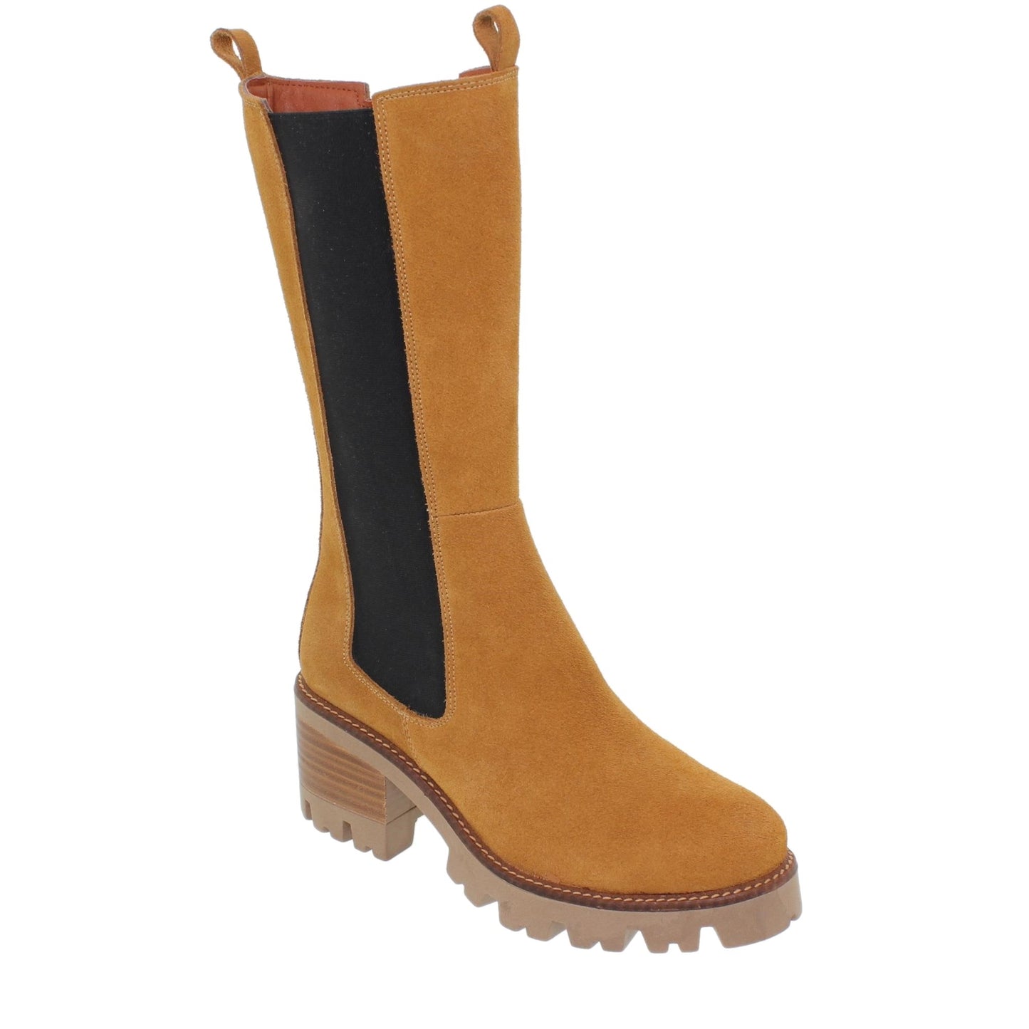 Botas Chelsea Mujer Evan Mostaza