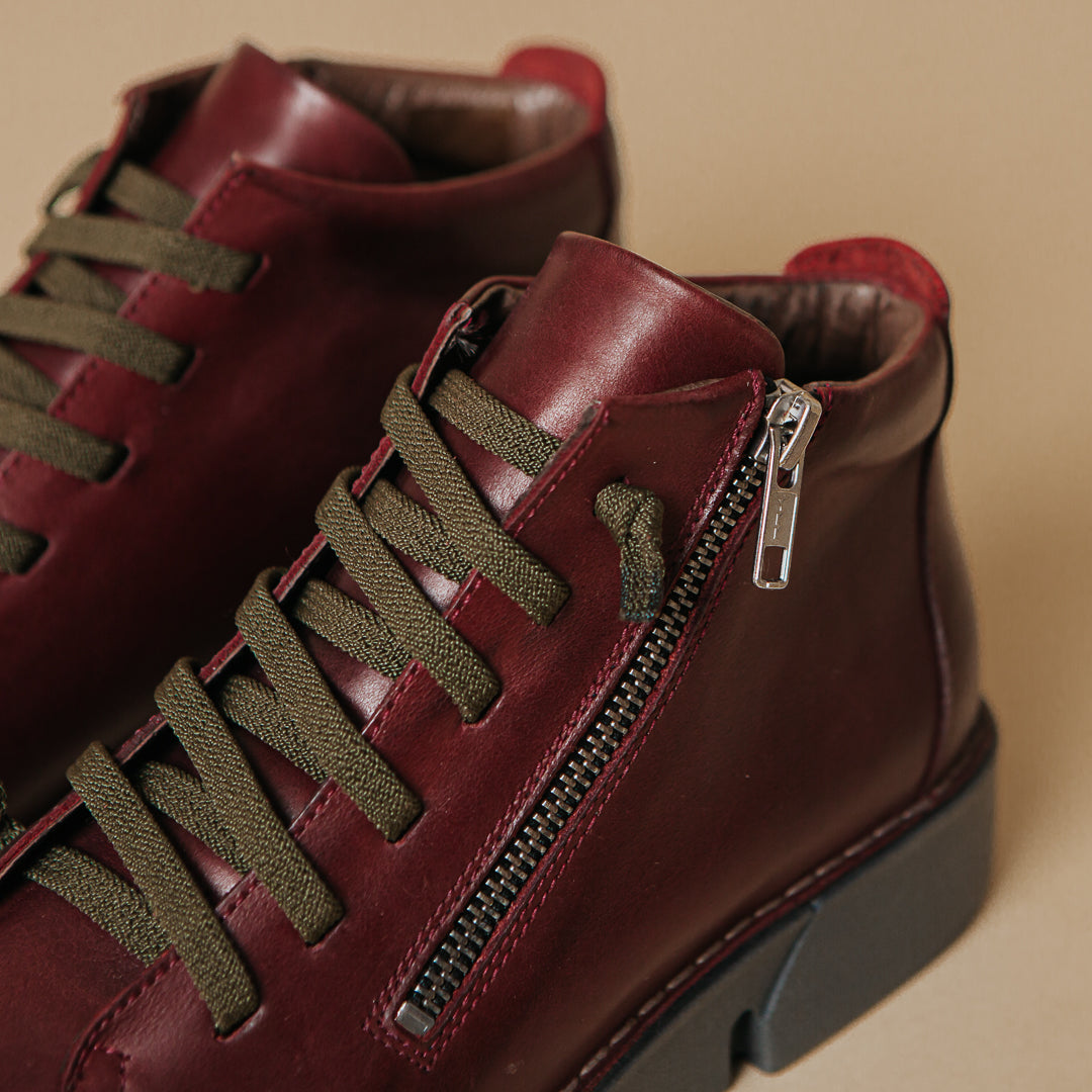 Botines Mujer Jelsa Granate