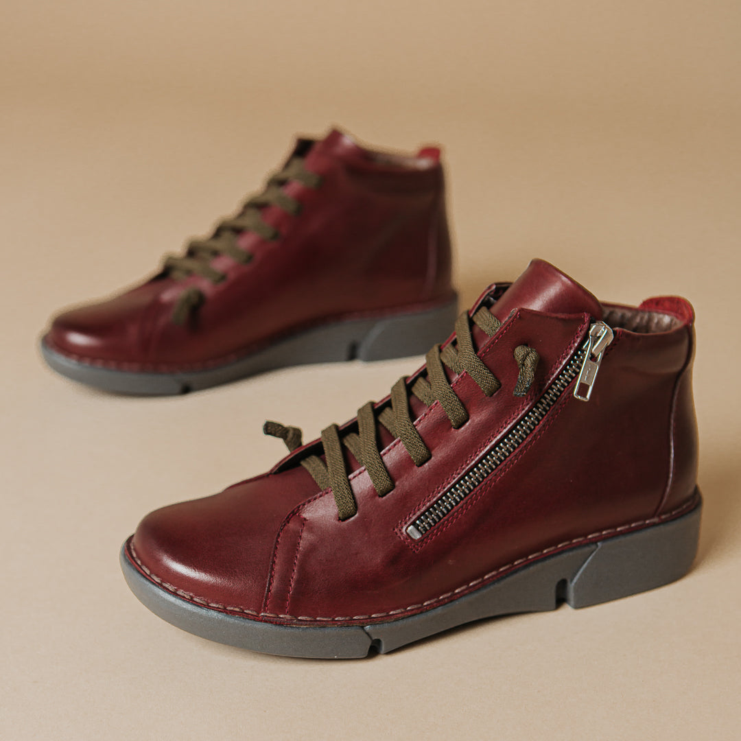 Botines Mujer Jelsa Granate