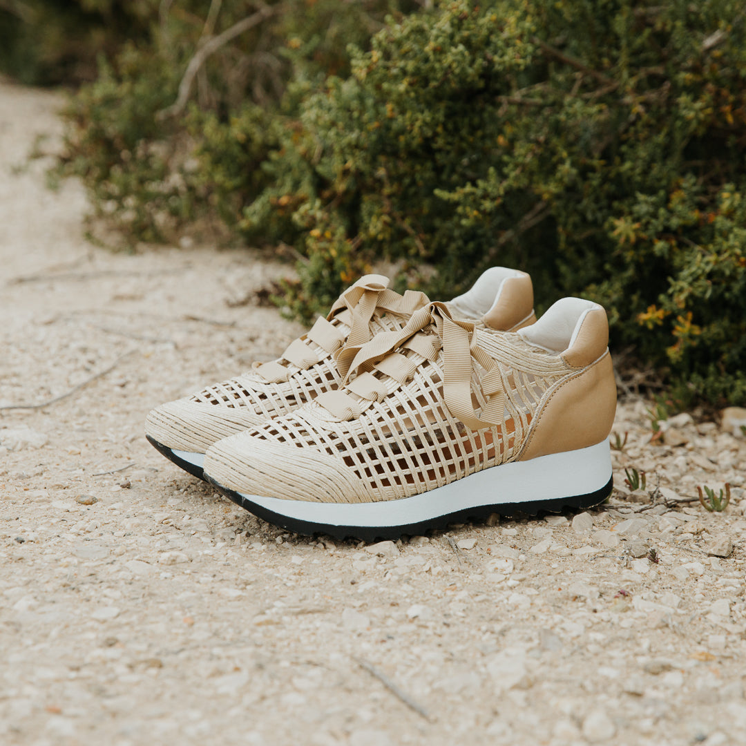 Sneakers Mujer Louisse Beige