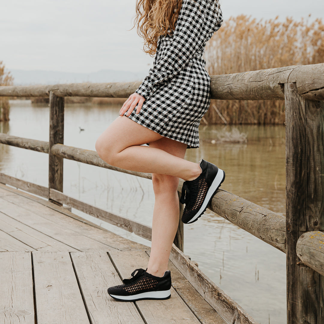 Sneakers Mujer Louisse Negro