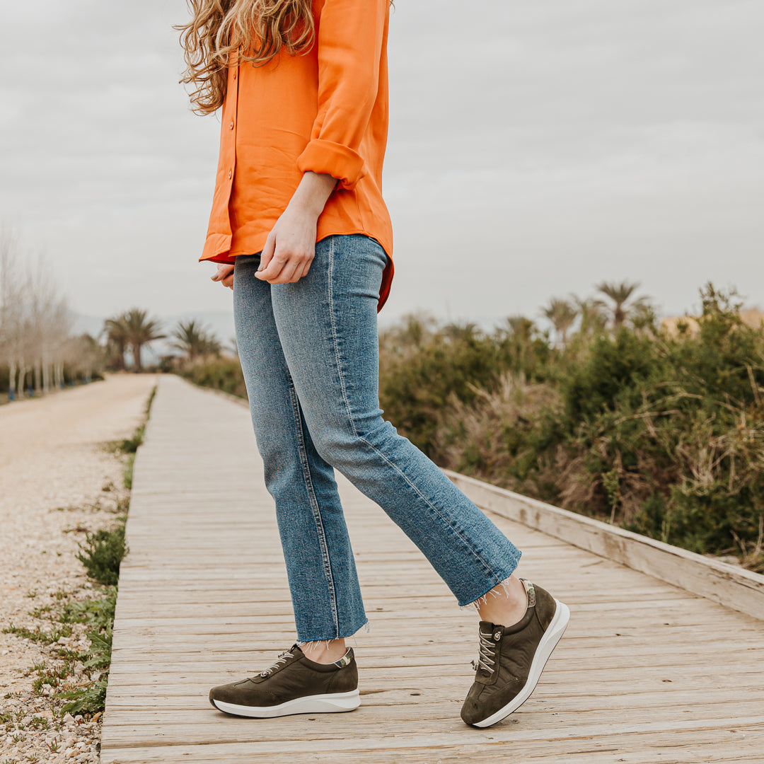Sneaker Mujer Natt Kaki