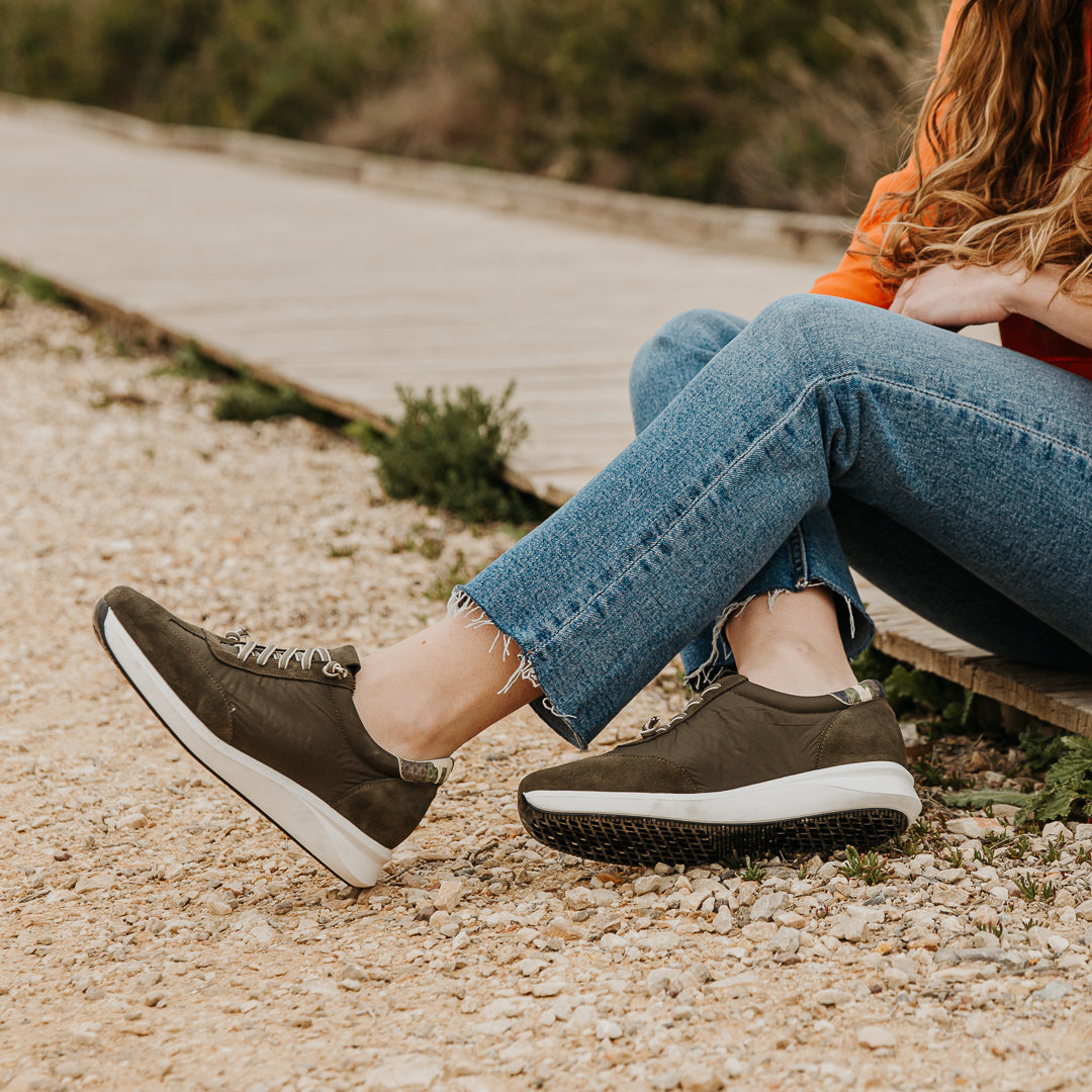 Sneaker Mujer Natt Kaki