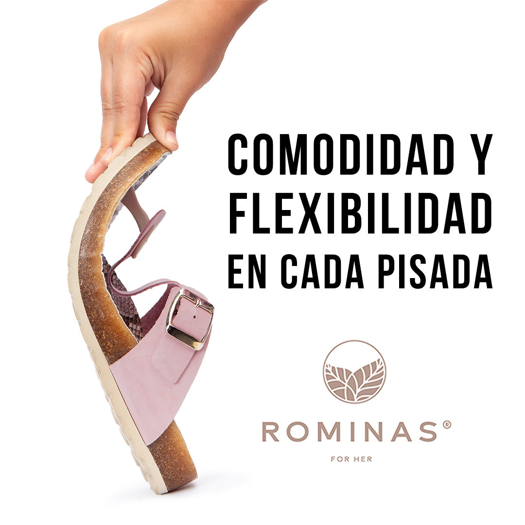 Sandalia Plana Bio Mujer Vicky Rosa