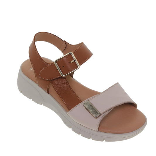 Sandalia Cuña Mujer piel Multicolor Mariola