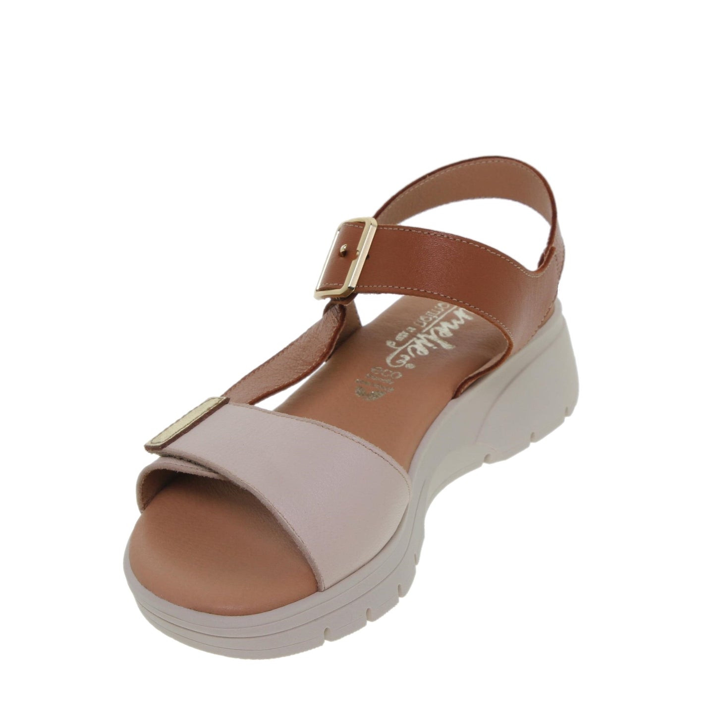 Sandalia Cuña Mujer piel Multicolor Mariola