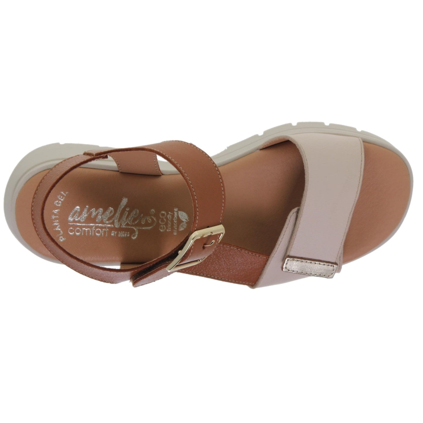 Sandalia Cuña Mujer piel Multicolor Mariola