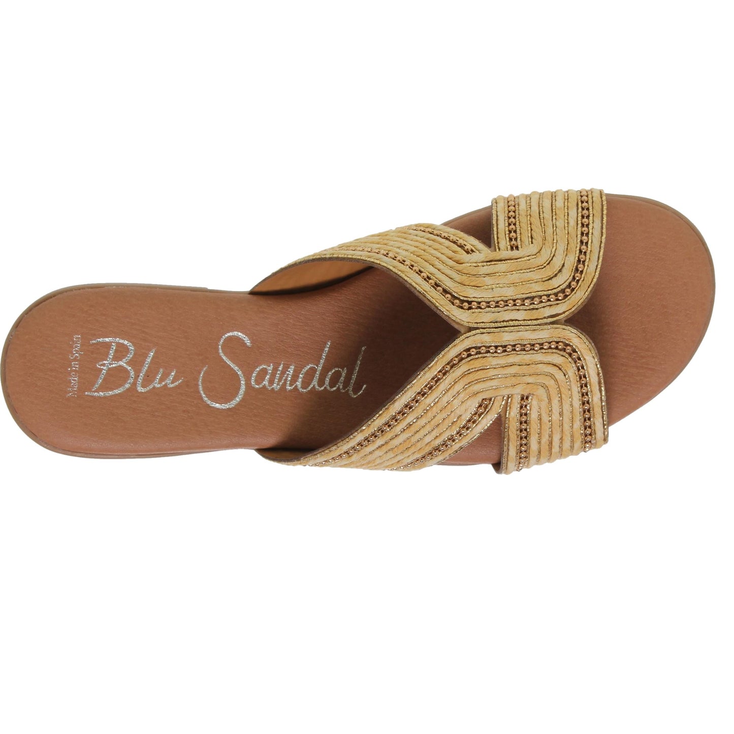 Sandalias planas mujer piel Cuero Ona