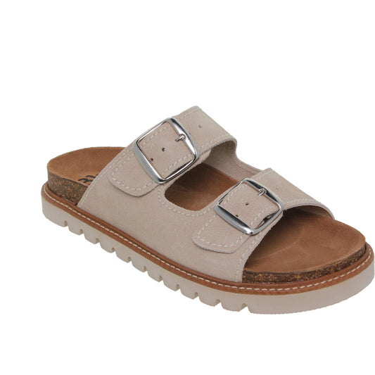 Sandalia Bio Mujer piel Beig Elisa