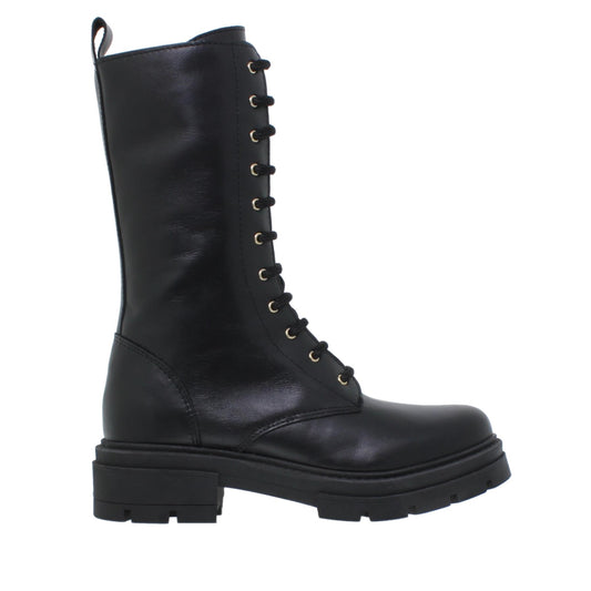 Botas Militares Mujer Ollan Negro