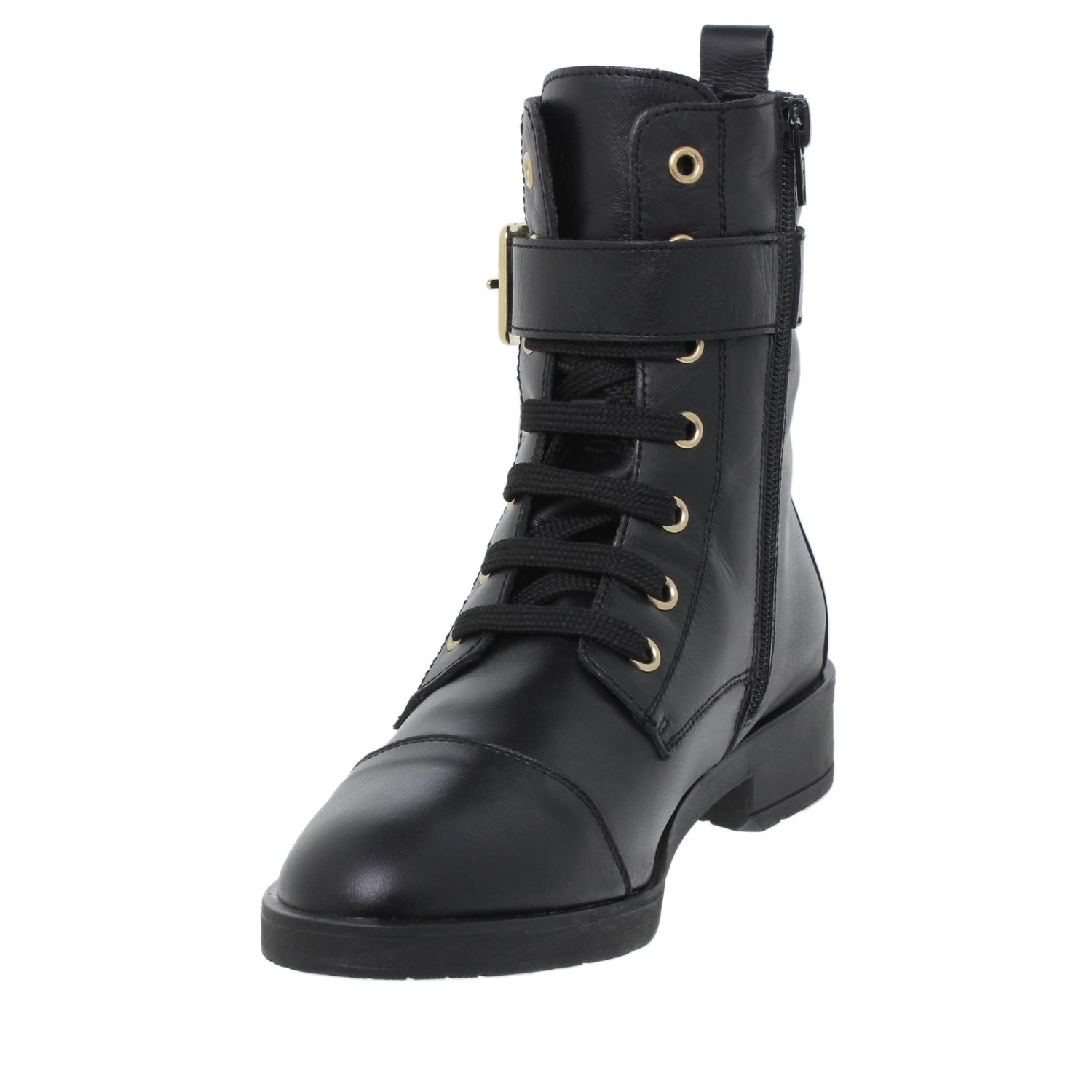 Botas Militares Mujer Sally Negro Rominas