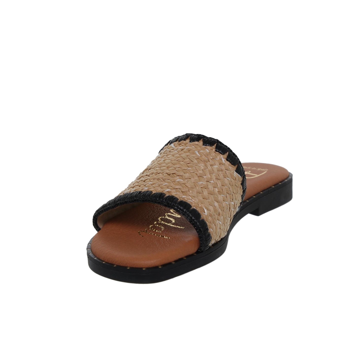 Sandalias planas mujer rafia natural Alexia