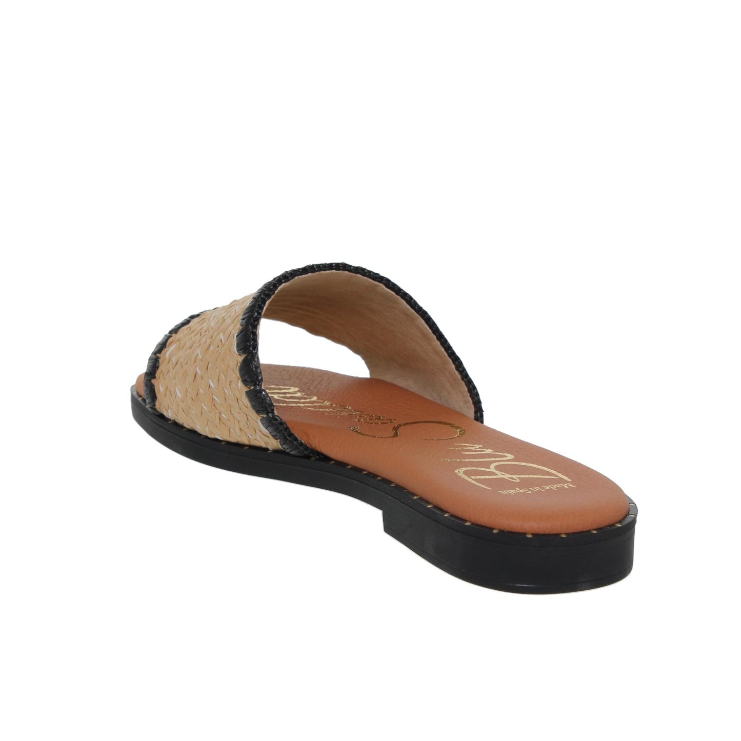 Sandalias planas mujer rafia natural Alexia