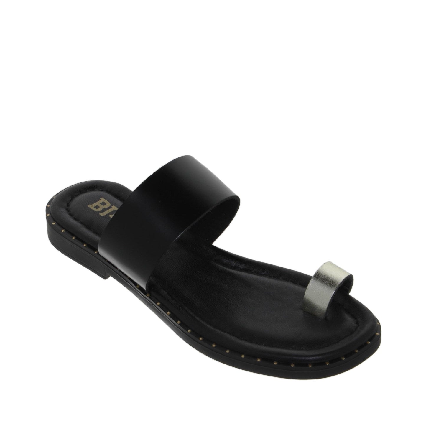 Sandalias planas mujer piel Negro Eugenia