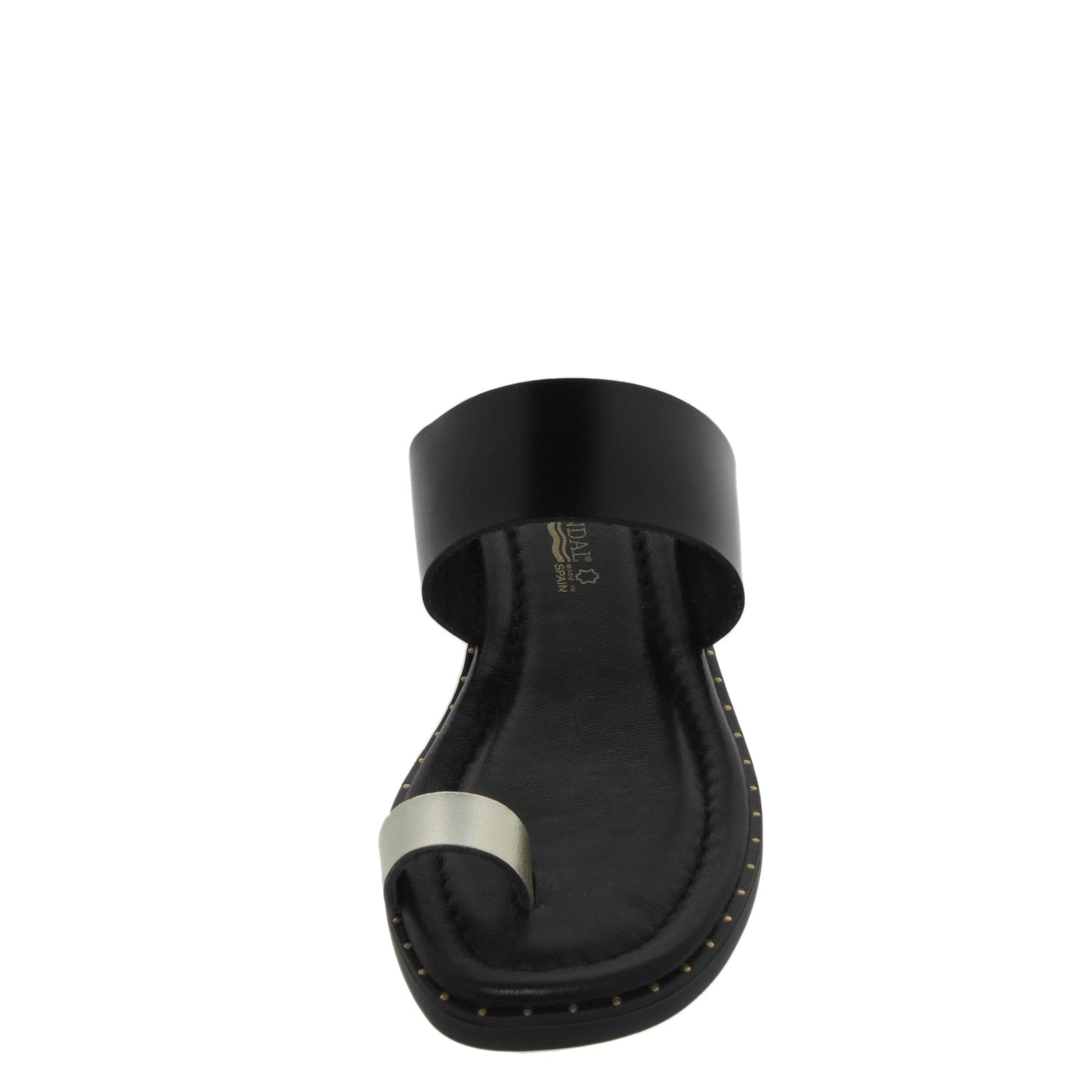 Sandalias planas mujer piel Negro Eugenia