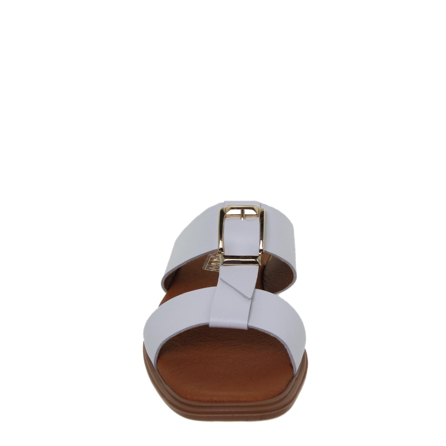 Sandalias planas mujer piel Blanco Uma