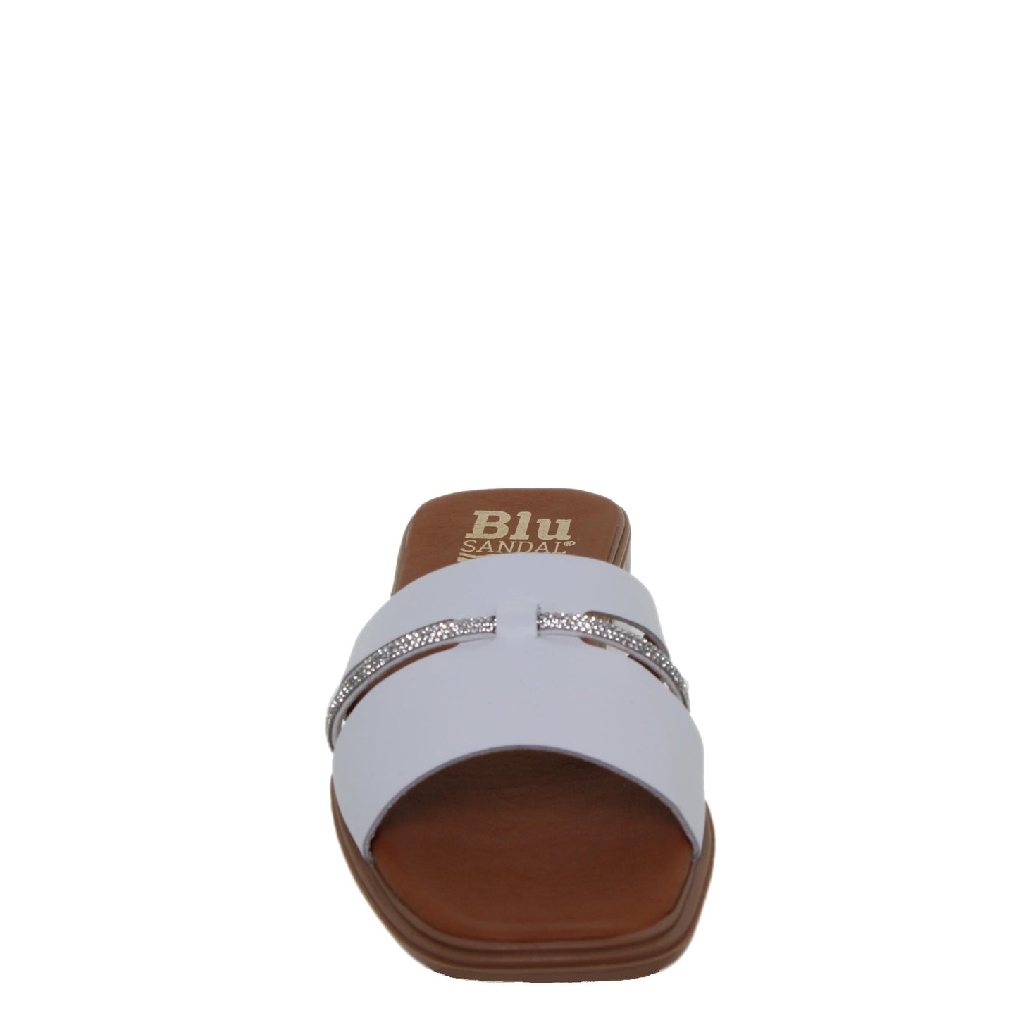 Sandalias planas mujer piel Blanco Chloe