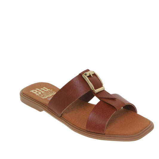Sandalias planas mujer piel Cuero Uma