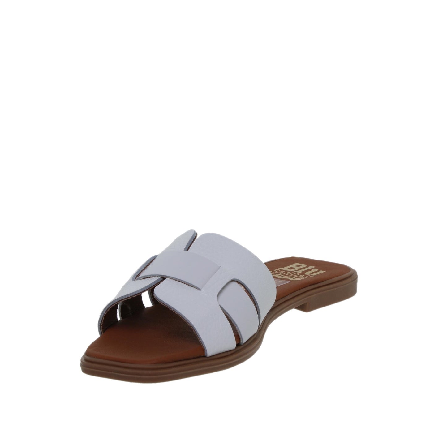 Sandalias planas mujer piel Blanco Tamara
