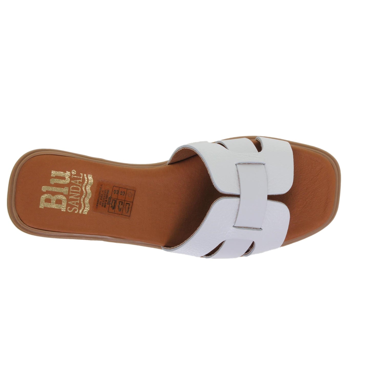 Sandalias planas mujer piel Blanco Tamara