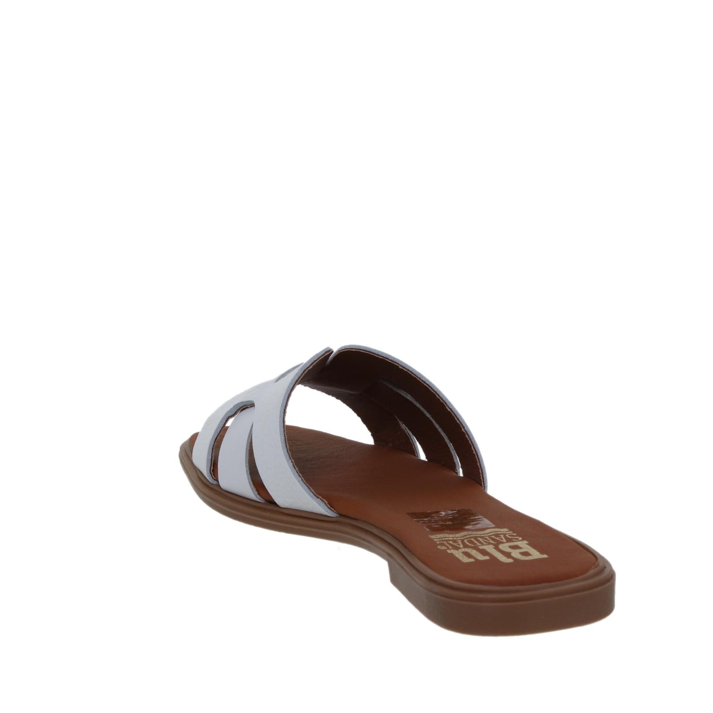 Sandalias planas mujer piel Blanco Tamara