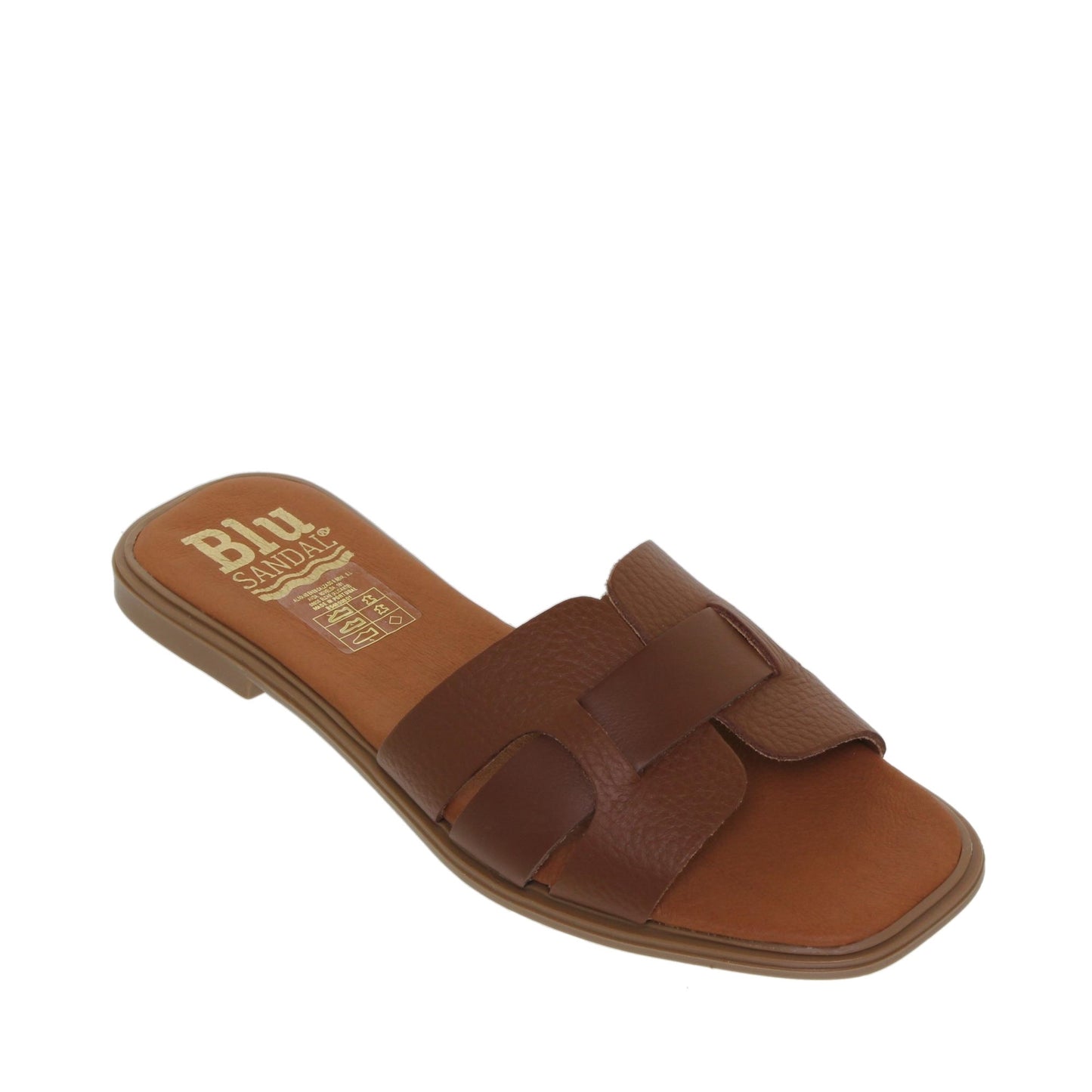 Sandalias planas mujer piel Cuero Tamara
