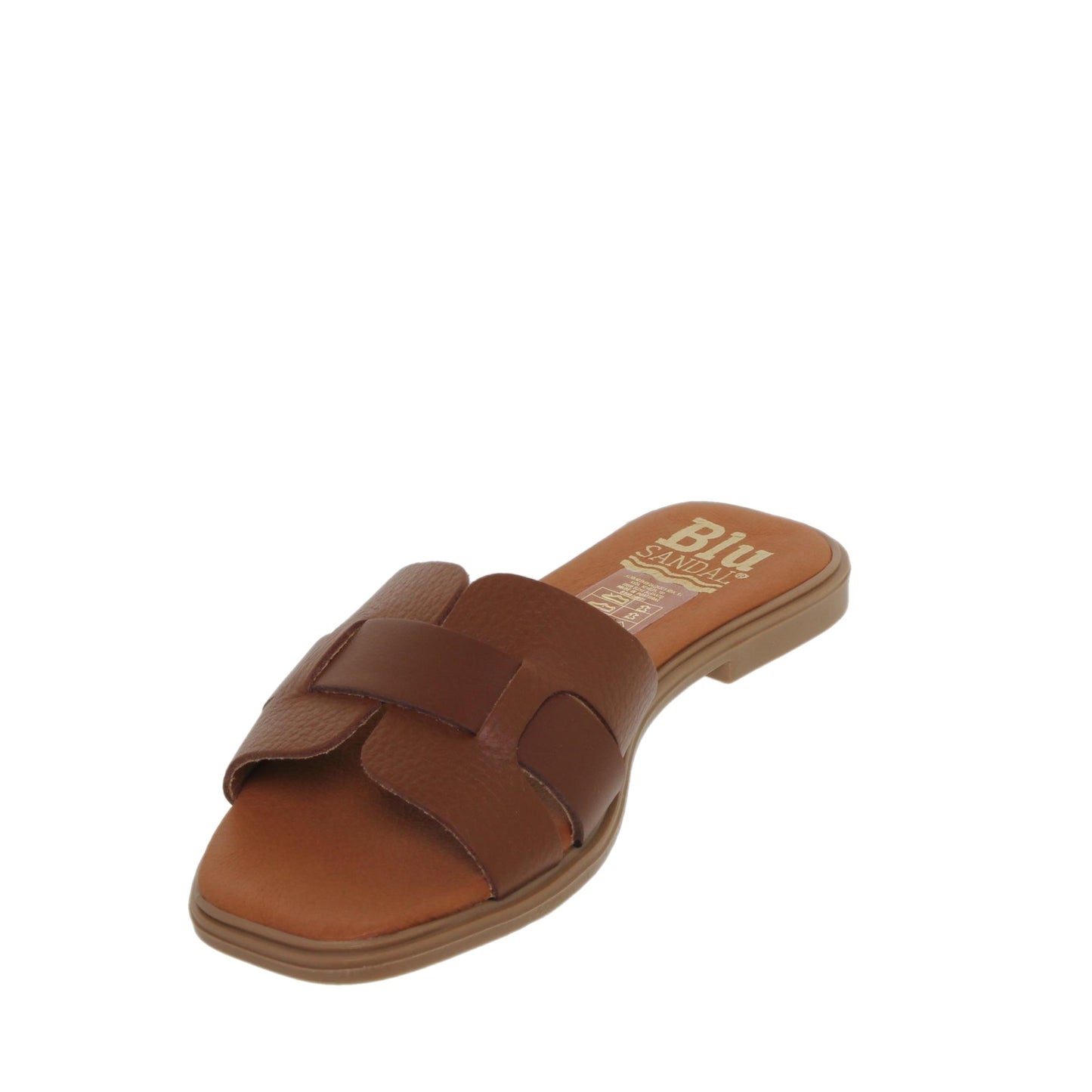 Sandalias planas mujer piel Cuero Tamara