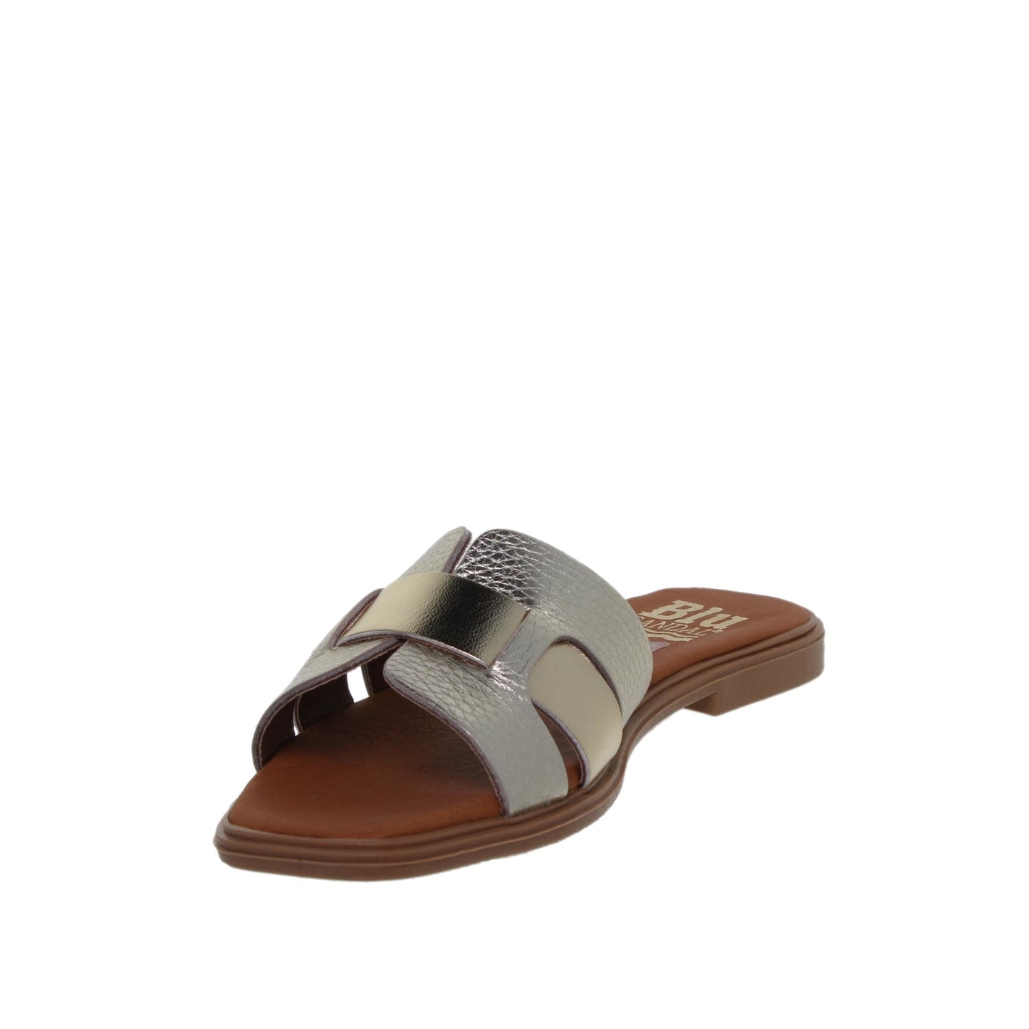 Sandalias planas mujer piel Oro Tamara