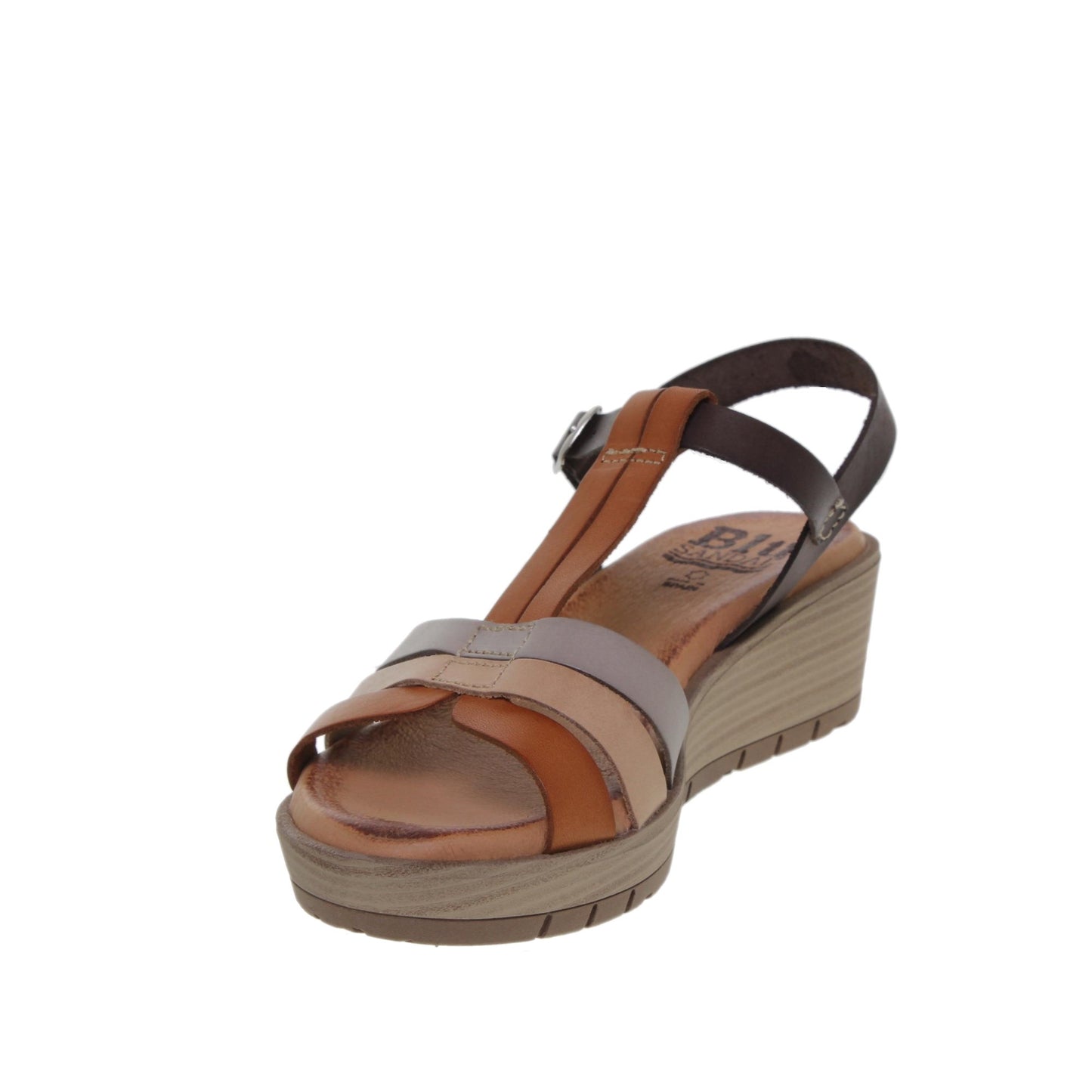 Sandalia Plana Mujer Ofelia Multicuero