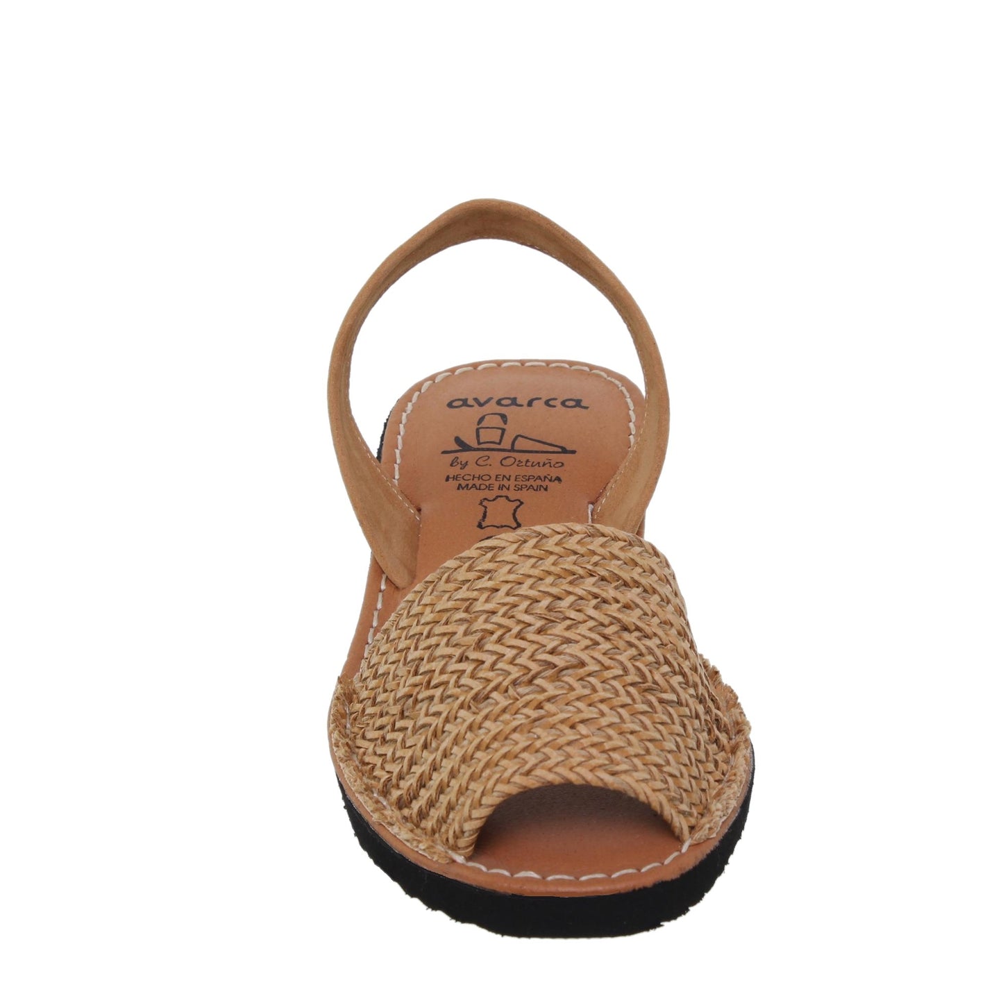 Abarcas menorquinas cuña mujer piel cuero Rebeca