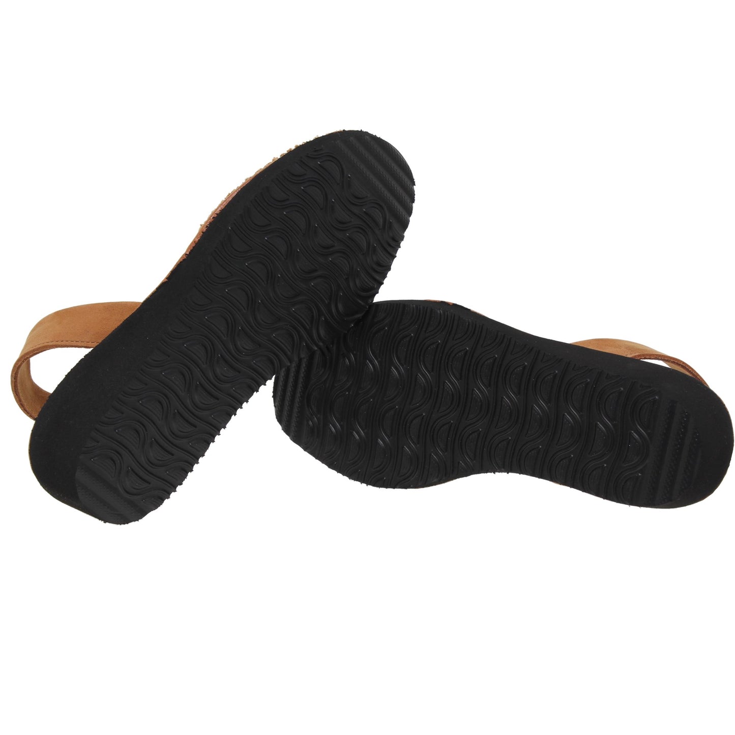 Abarcas menorquinas cuña mujer piel cuero Rebeca