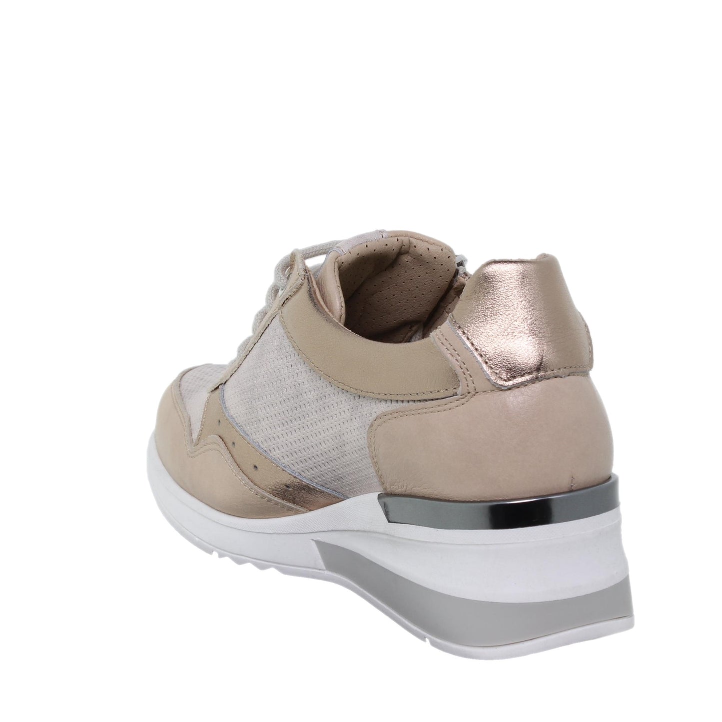 Sneaker mujer piel Taupe Verónica