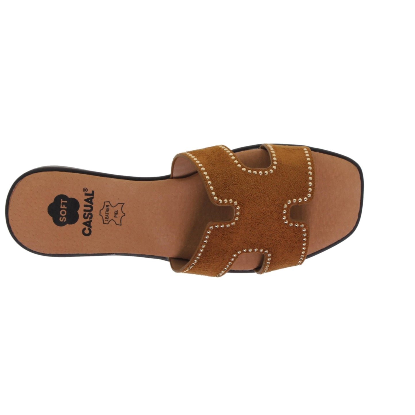Sandalias planas mujer piel Cuero Venus